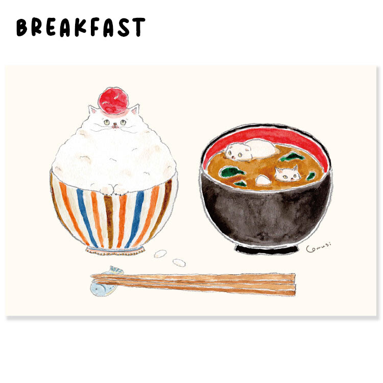 Tocorocogumi x Active Corporation: Washoku Postcards