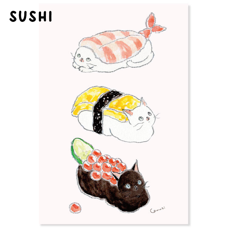 Tocorocogumi x Active Corporation: Washoku Postcards