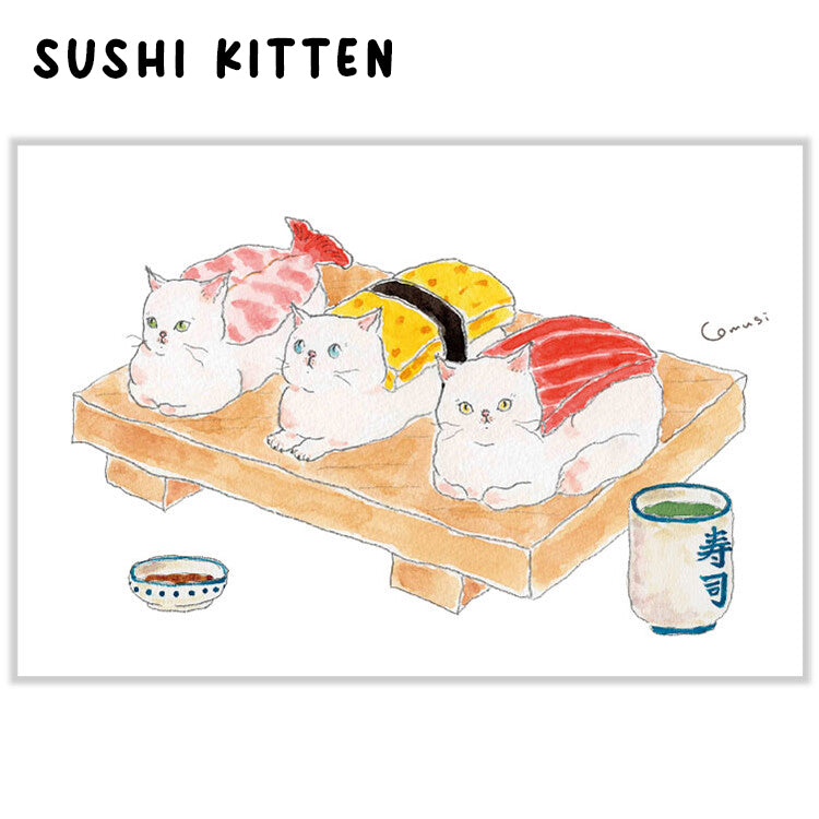 Tocorocogumi x Active Corporation: Washoku Postcards