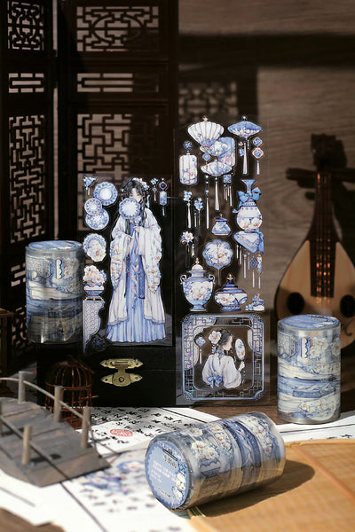 Tournesol Studio Die-Cut Sticker Tape: Rain Mist