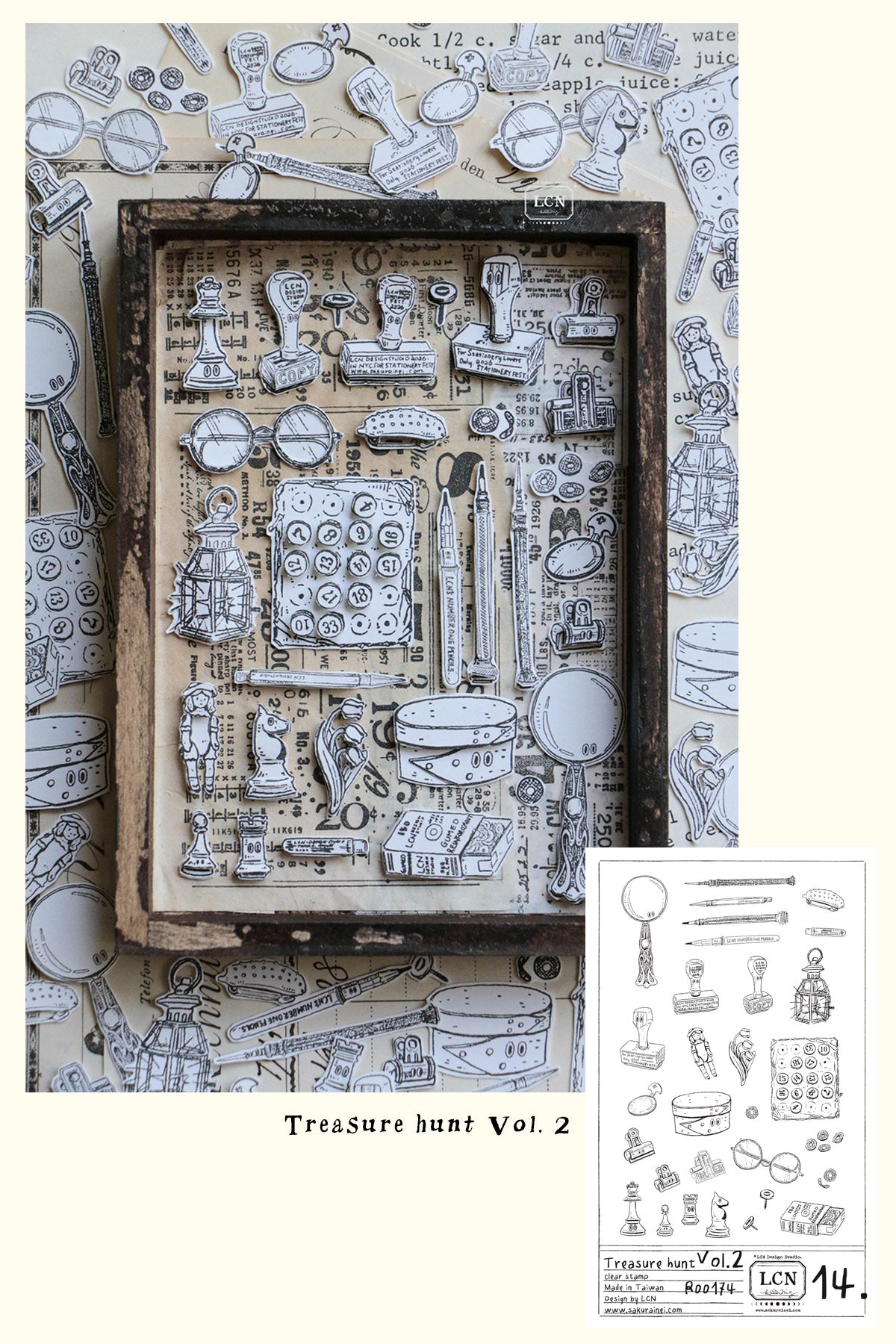 【PRE-ORDER】LCN Design Studio: Fall 2026 Clear Stamps