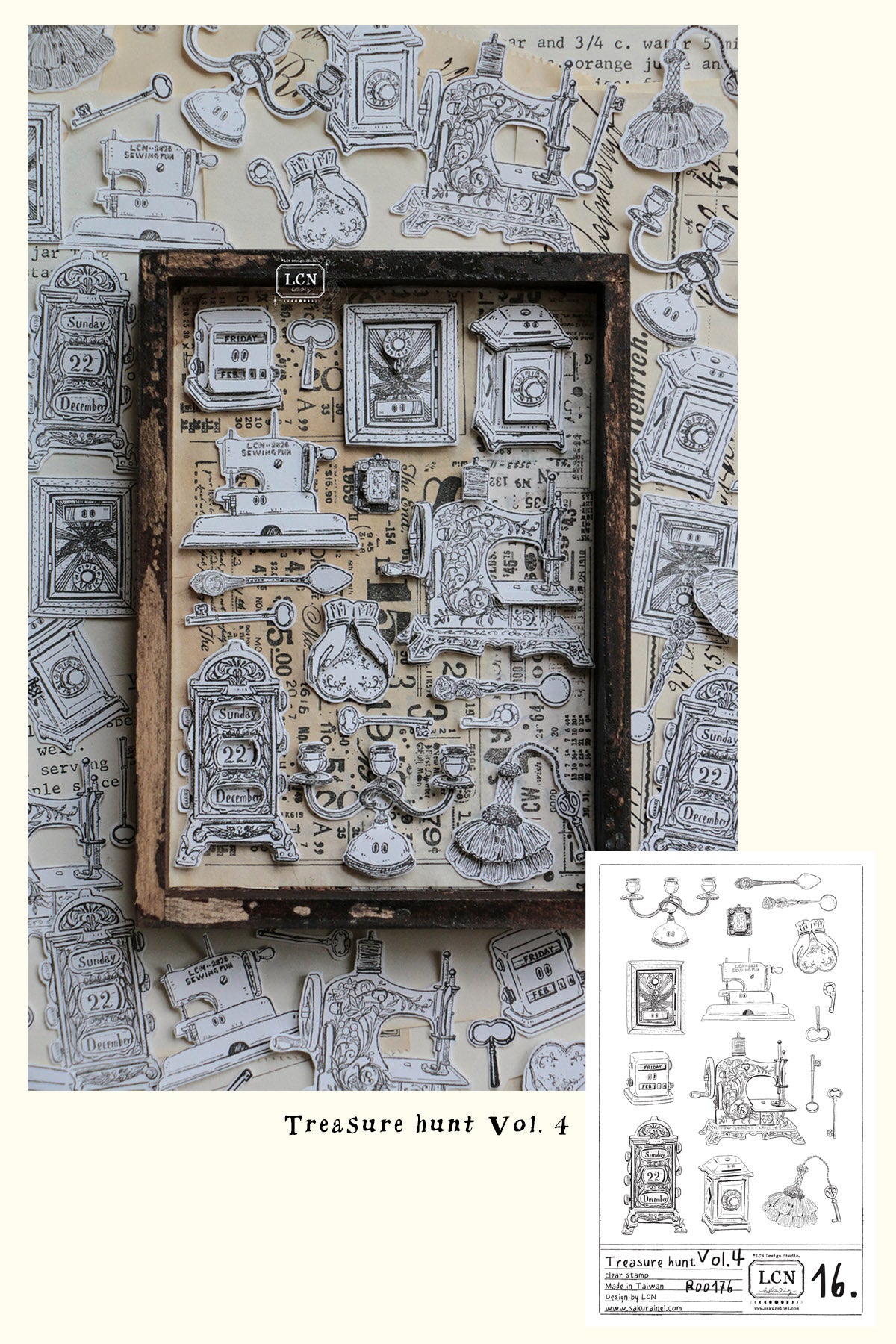 【PRE-ORDER】LCN Design Studio: Fall 2026 Clear Stamps