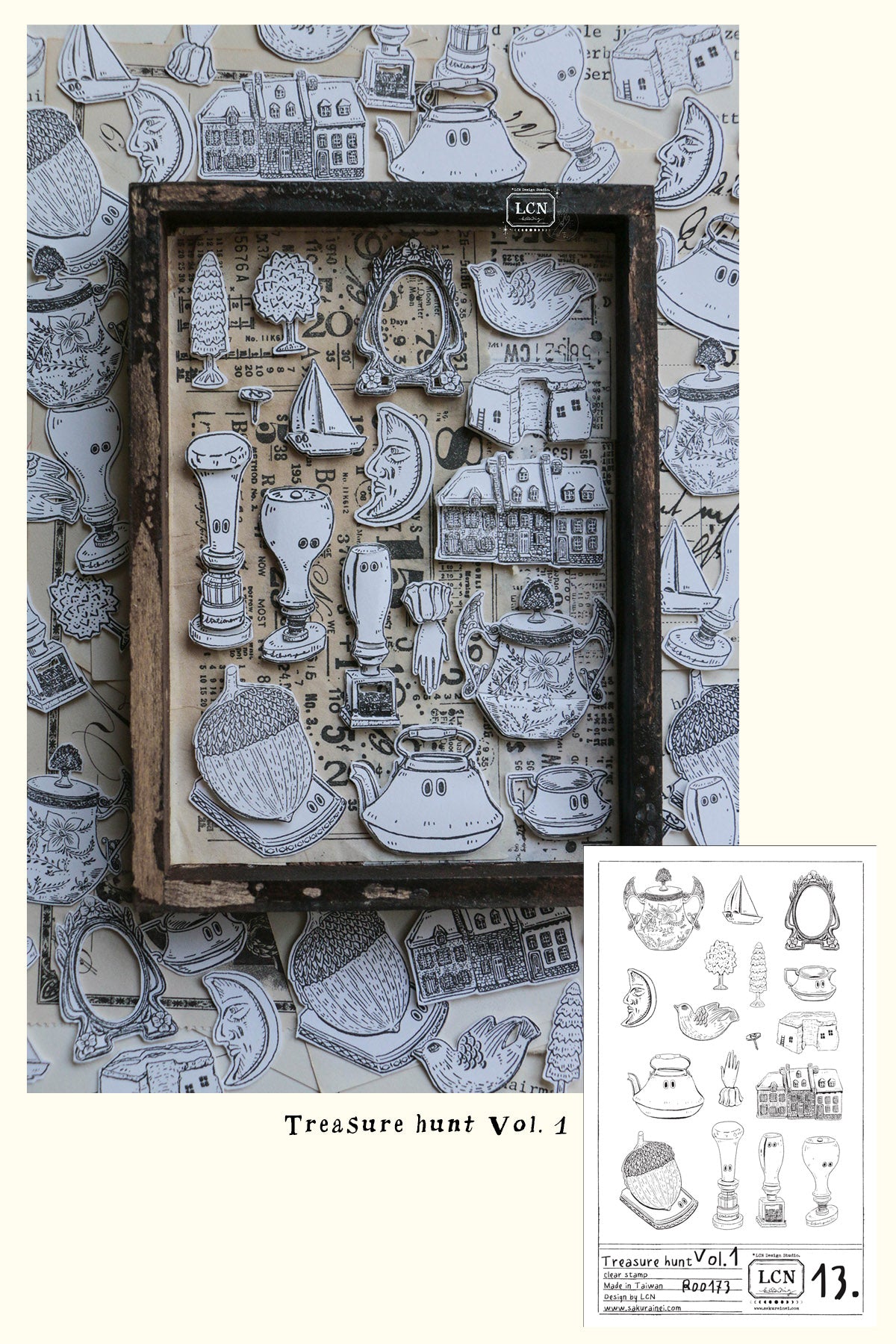 【PRE-ORDER】LCN Design Studio: Fall 2026 Clear Stamps