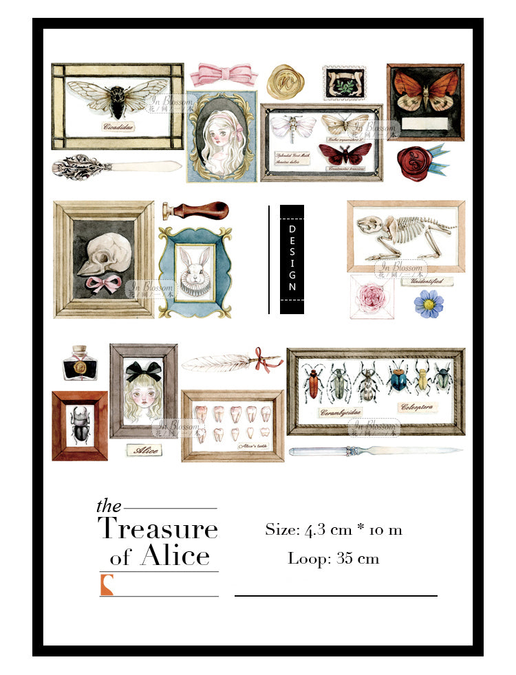 Treasures of Alice Washi Tape