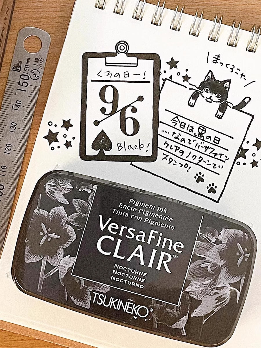 Tsukineko Versafine Clair Ink Pad: Black