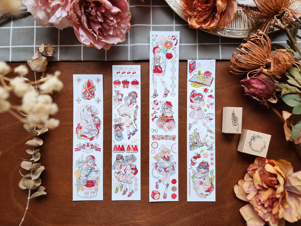 Wampisame Masking Tape: Apple Red