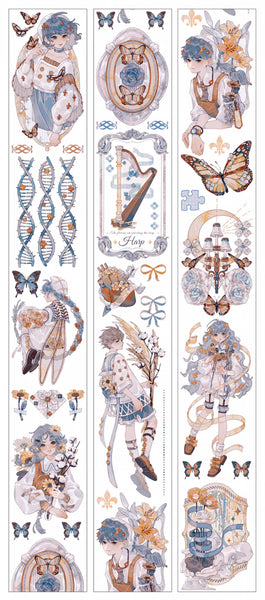 Wampisame Masking Tape: Butterfly Memoir