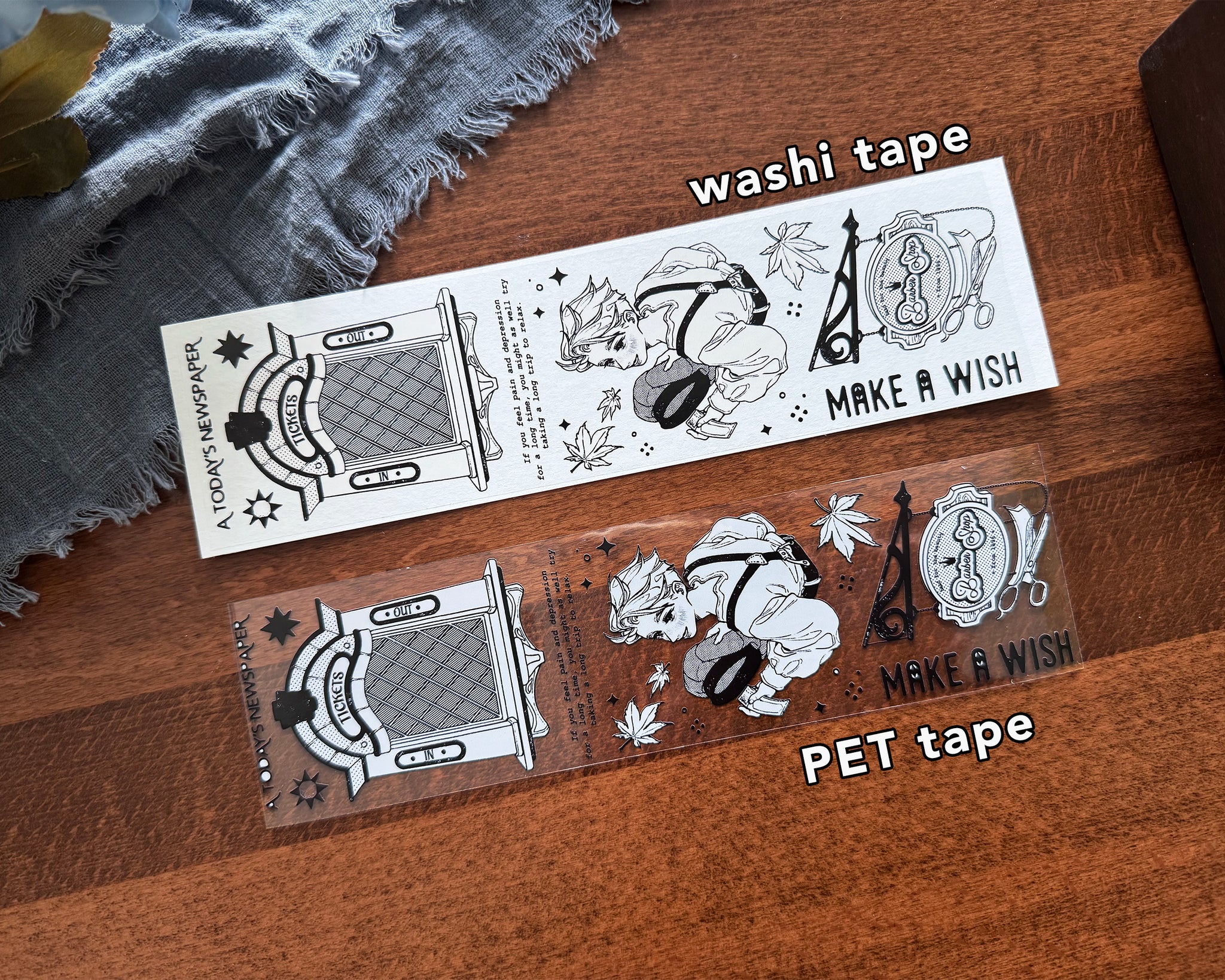 Wampisame Masking Tape: Newsboy