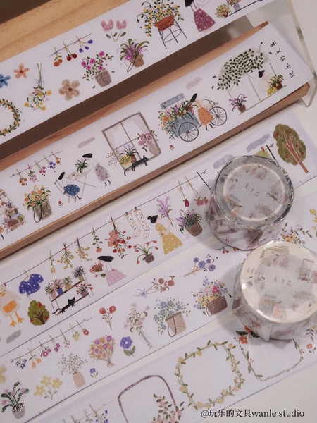 Wanle Studio Masking Tape: About Flowers