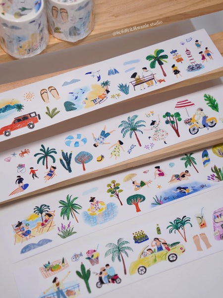 Wanle Studio Masking Tape: By the Ocean