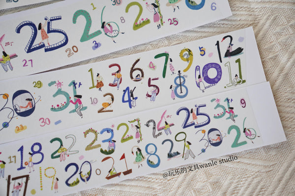 Wanle Studio Masking Tape: Calendar Girls