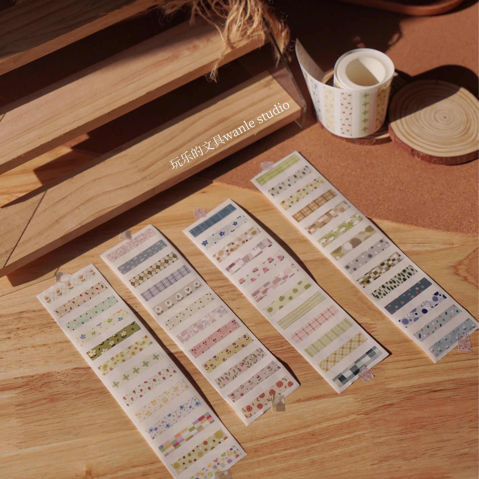 Wanle Studio Masking Tape: Colorful Strips