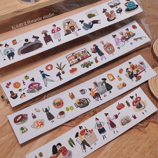 Wanle Studio Masking Tape: Leisurely Afternoon