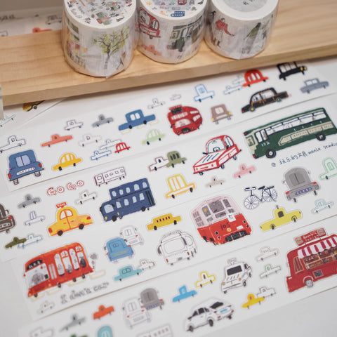 Wanle Studio Sticker Tape: Lots of Cars
