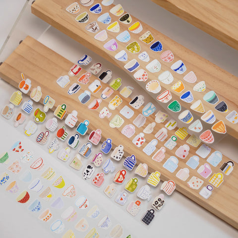Wanle Studio Sticker Tape: One Cup One Bowl