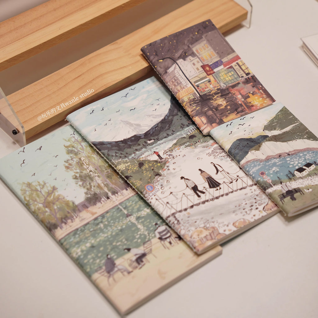 Wanle Studio Traveler's Notebook Insert: Scenic Walk