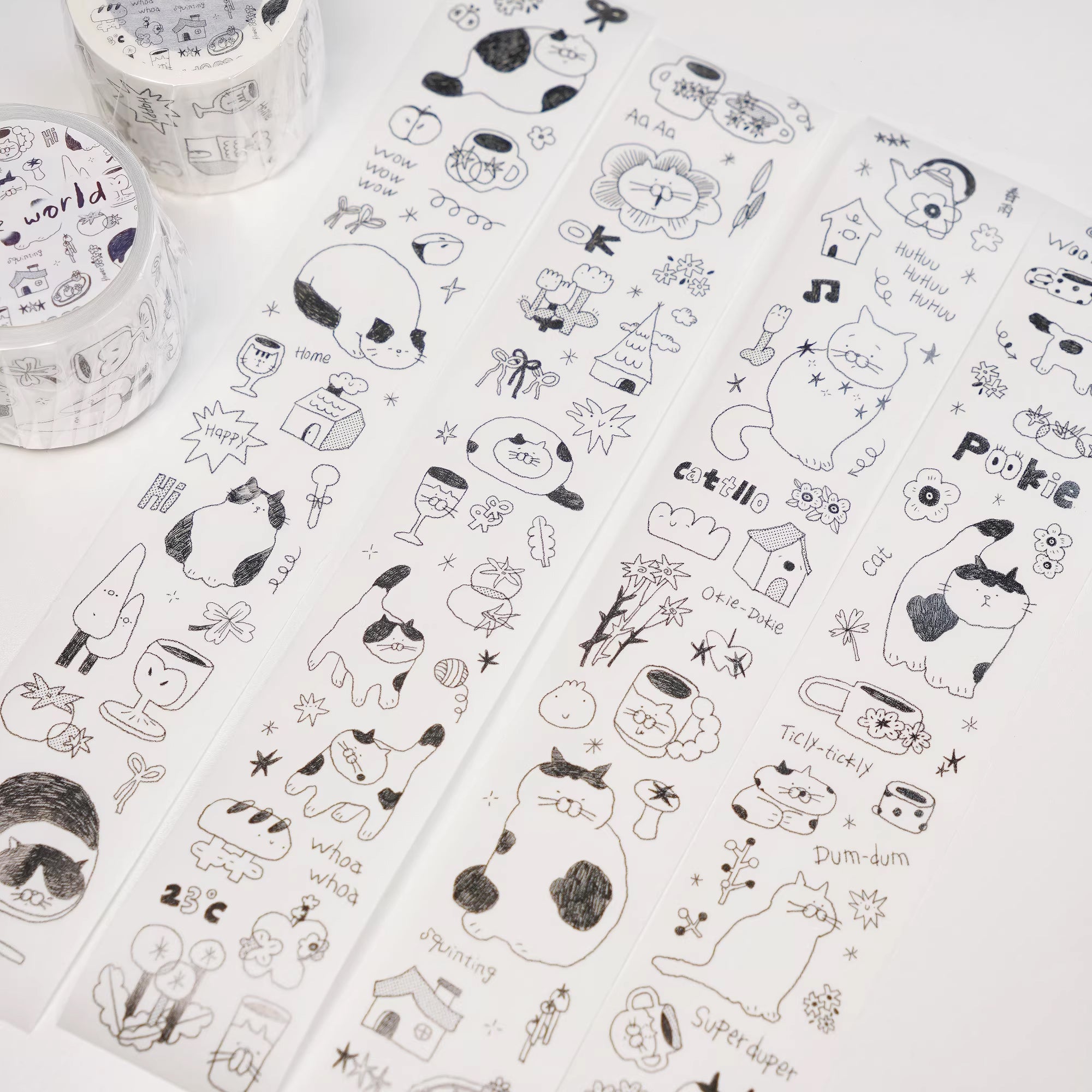Wanle Studio Sticker Tape: Black World
