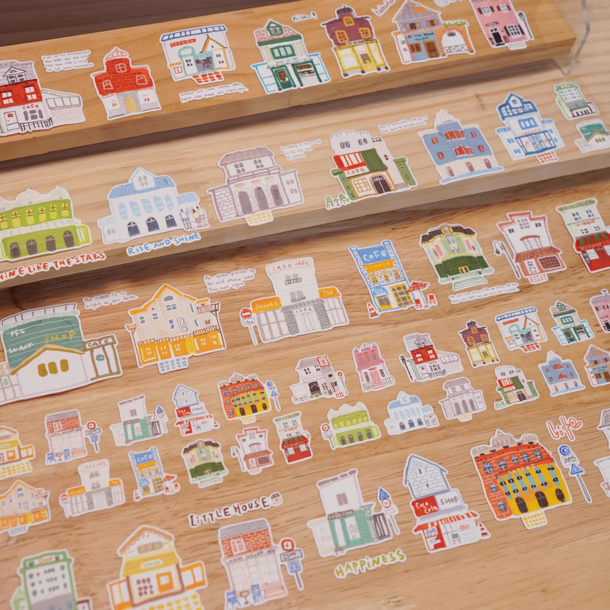 Wanle Studio Sticker Tape: Buildings Big and Small