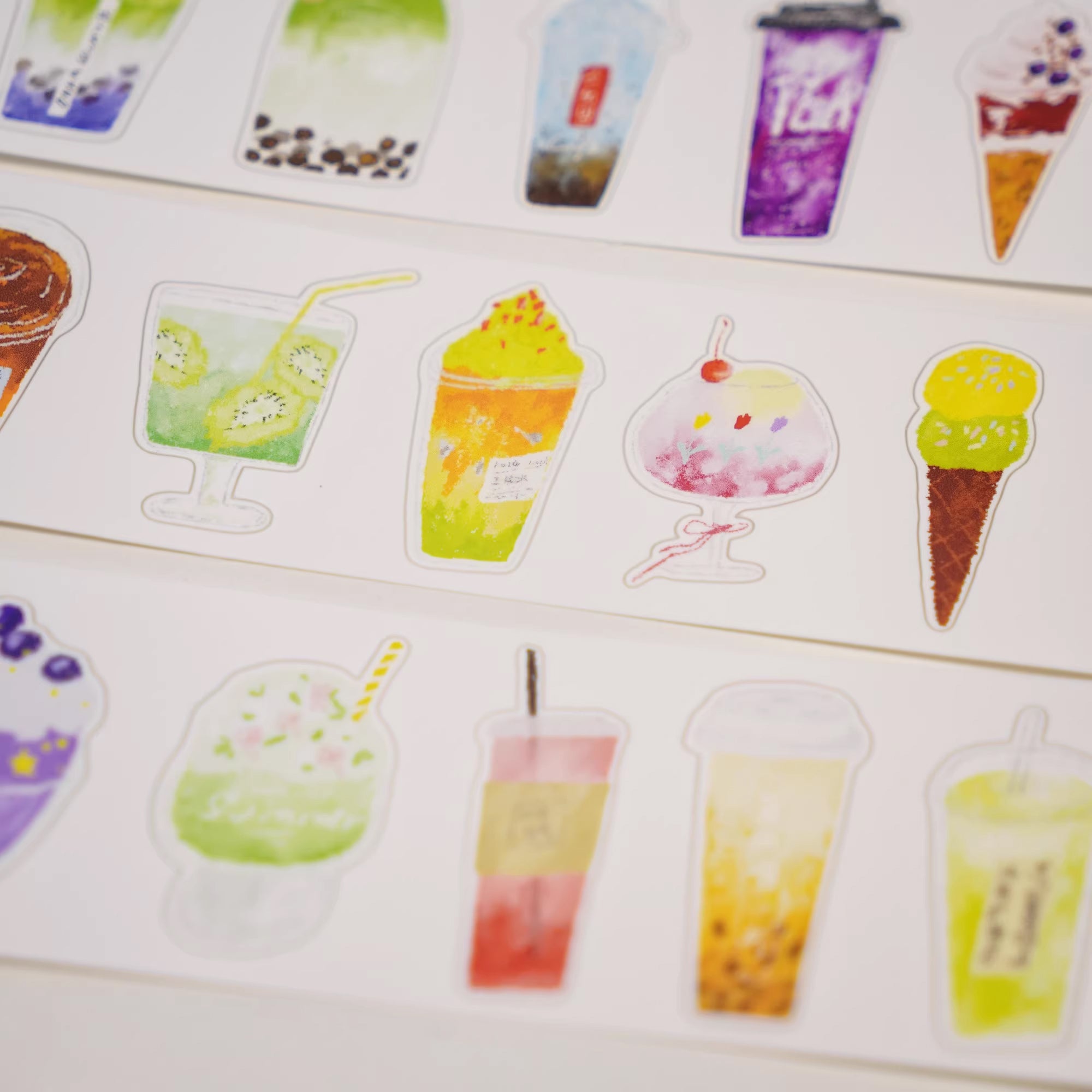 Wanle Studio Sticker Tape: Cold Drinks