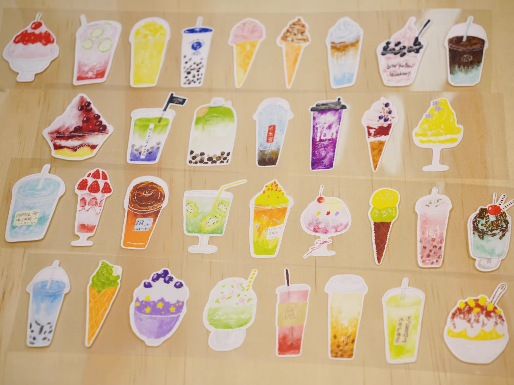 Wanle Studio Sticker Tape: Cold Drinks