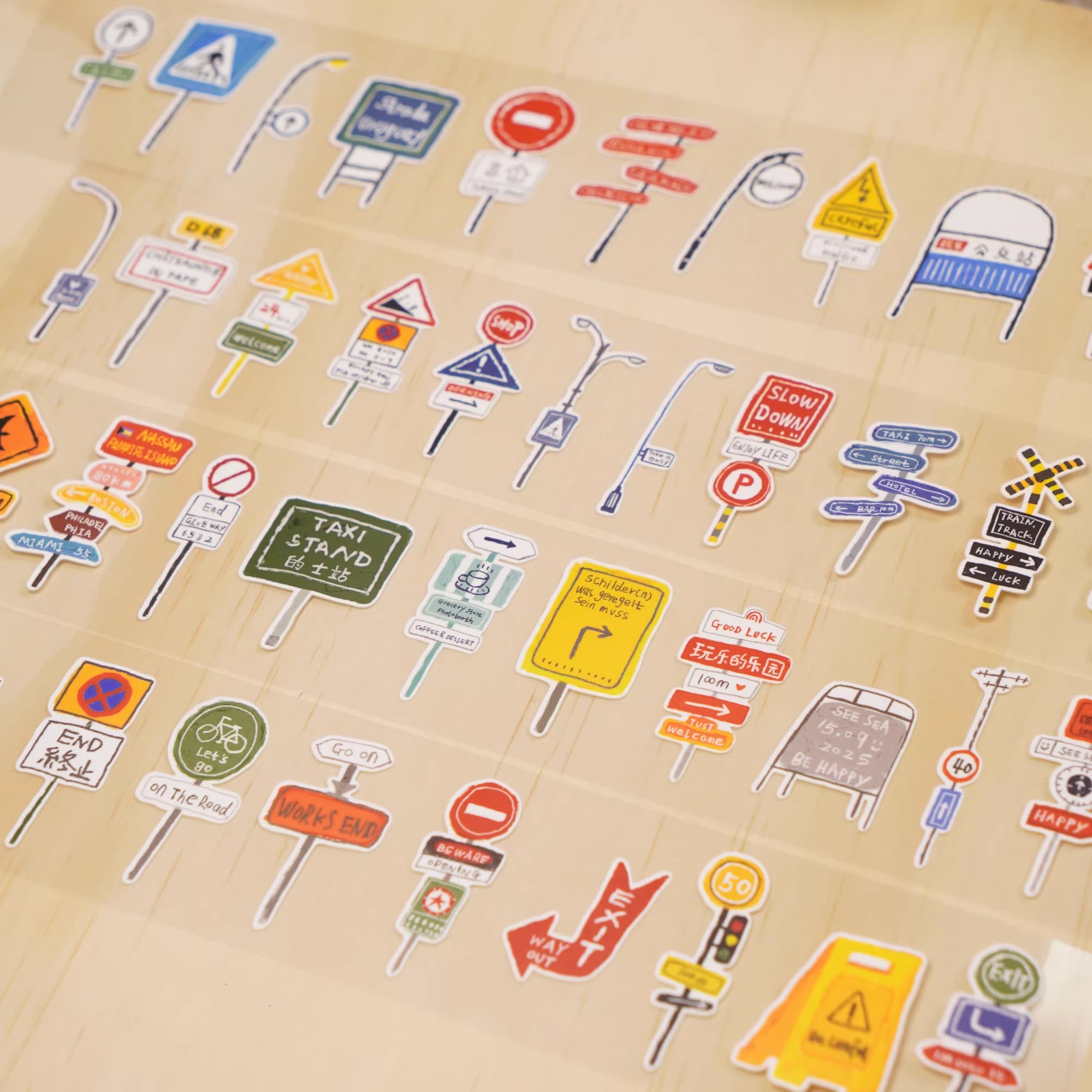 Wanle Studio Sticker Tape: Lots of Signs