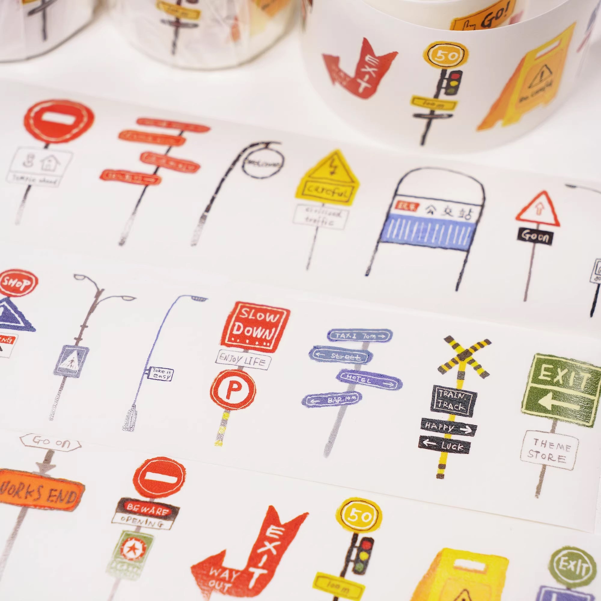 Wanle Studio Sticker Tape: Lots of Signs