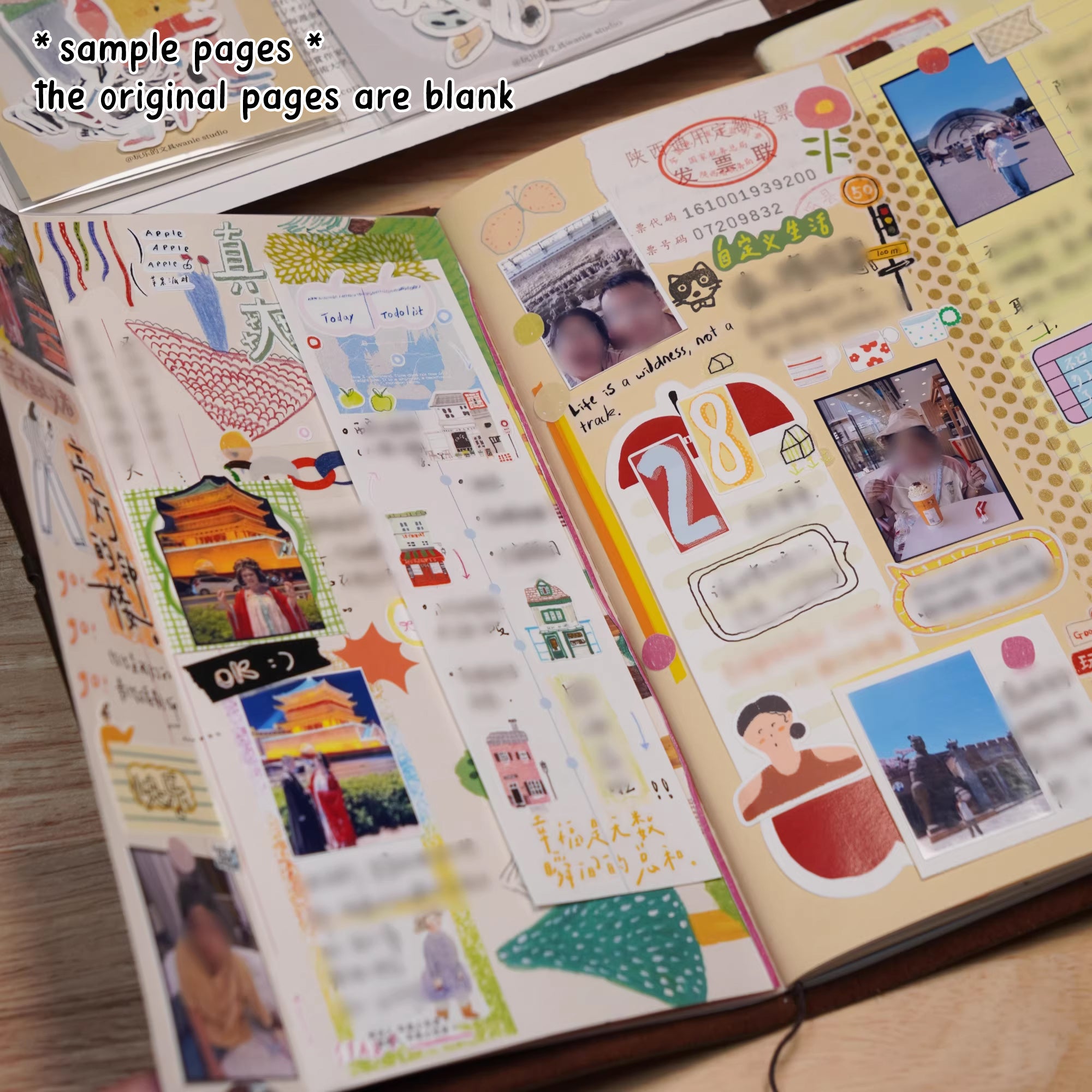 Wanle Studio Traveler's Notebook Insert: On My Desk