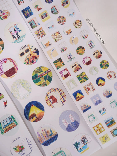 Wanle Studio Masking Tape: Rounded Square