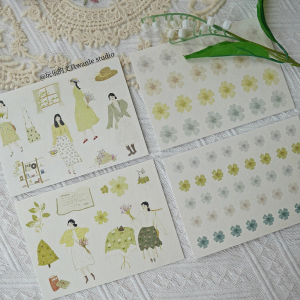 Wanle Studio Sticker Sheet: Spring