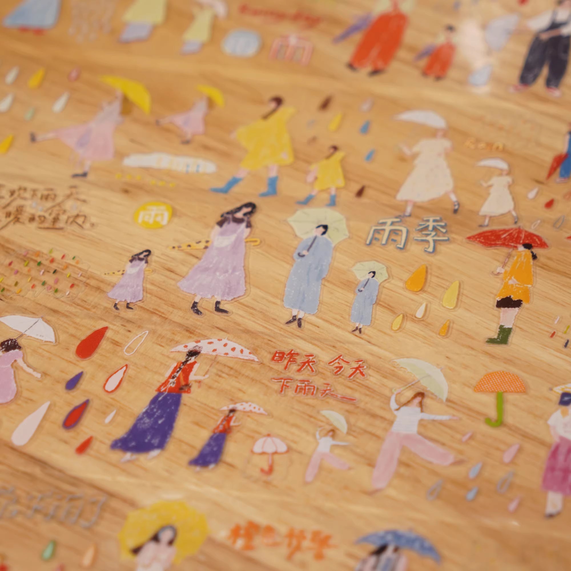 Wanle Studio Sticker Tape: Today's Rain