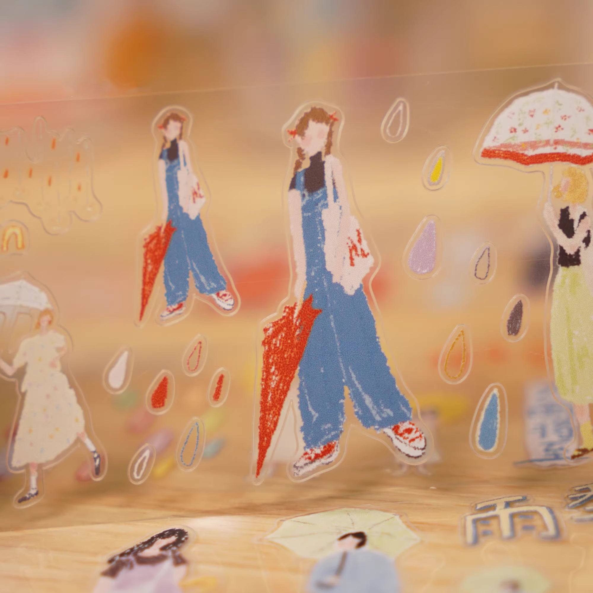 Wanle Studio Sticker Tape: Today's Rain