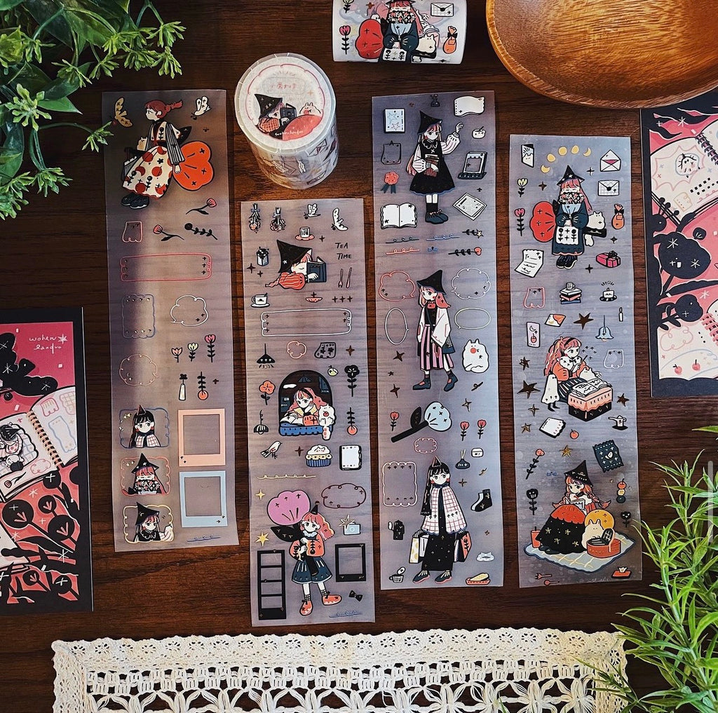 Wohenlanduo Masking Tape: Little Witch Daily Life