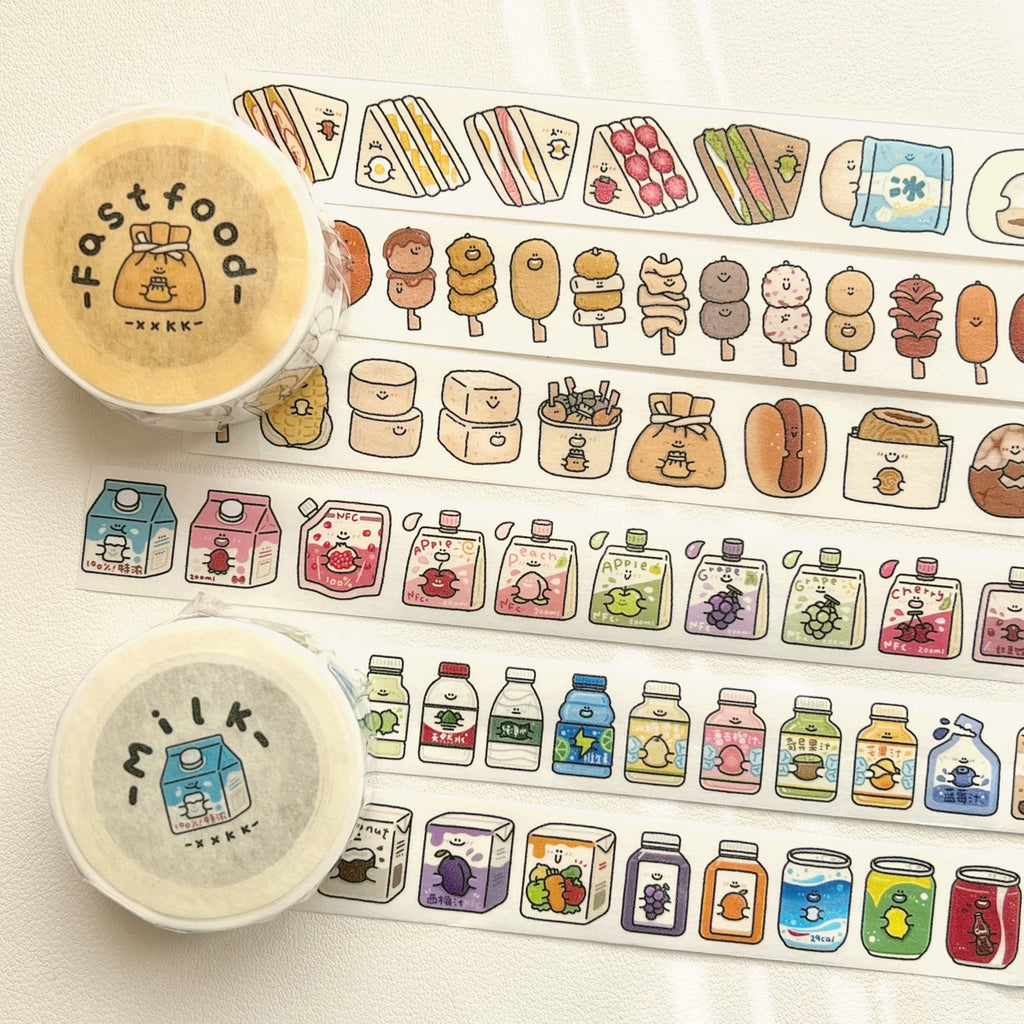 XXKK Studio Washi Tape: Food and Drinks 2