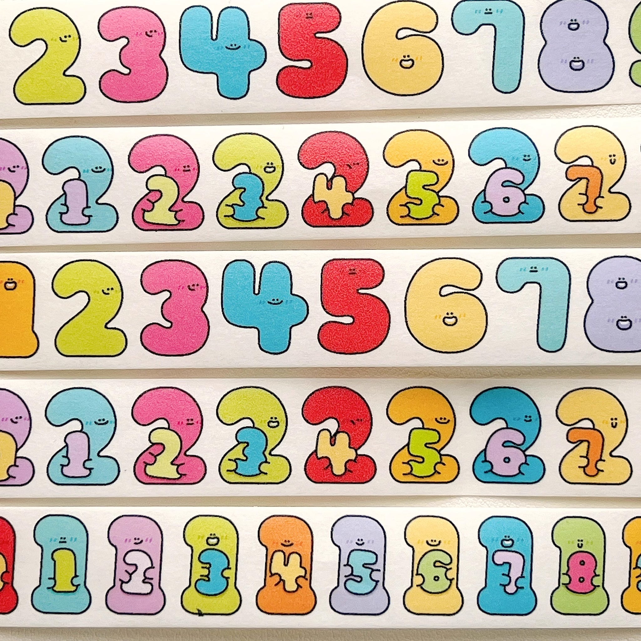 XXKK Studio Washi Tape: Number