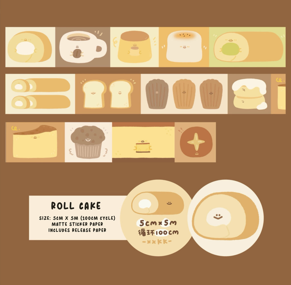 XXKK Studio Masking Tape: Roll Cake