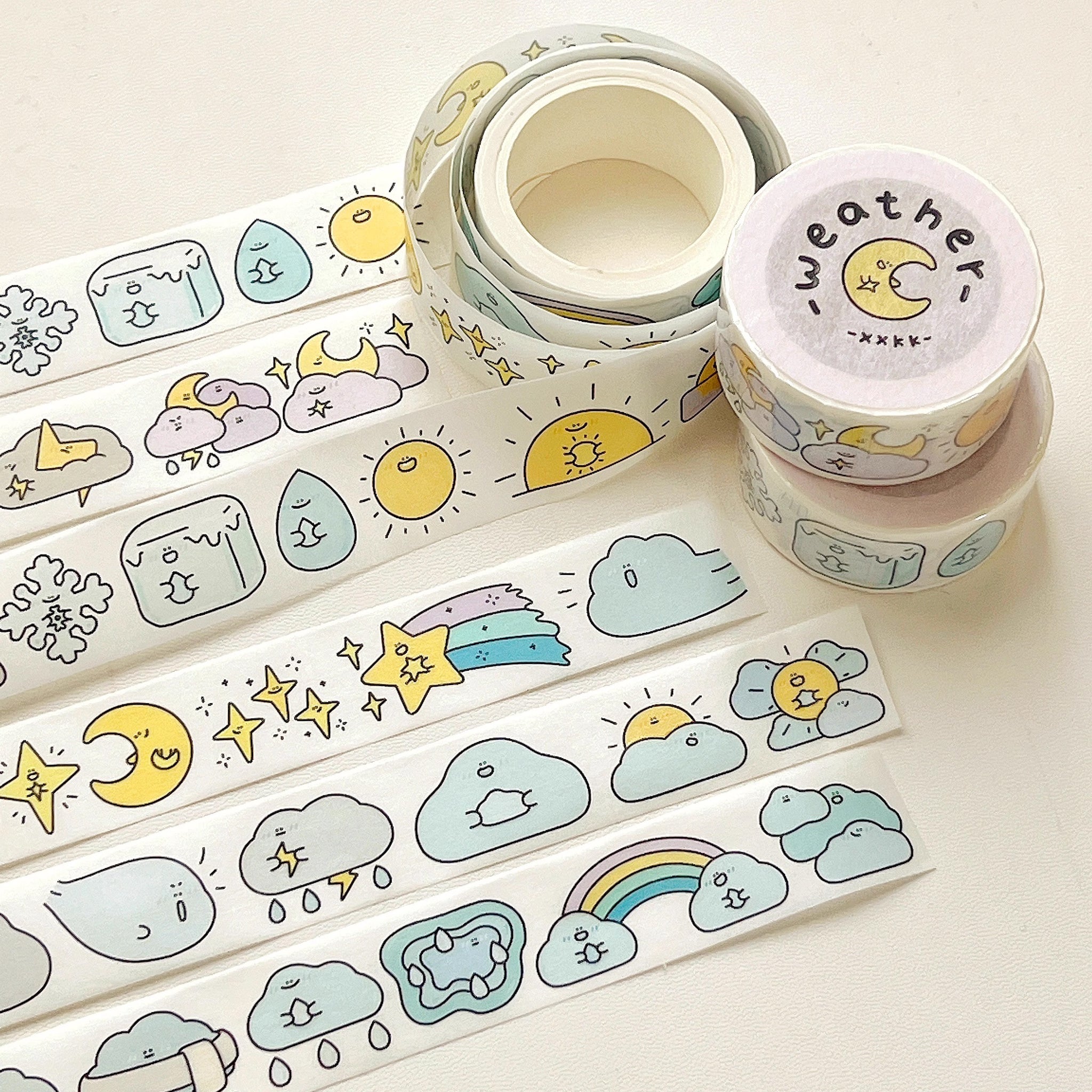 XXKK Studio Washi Tape: Weather