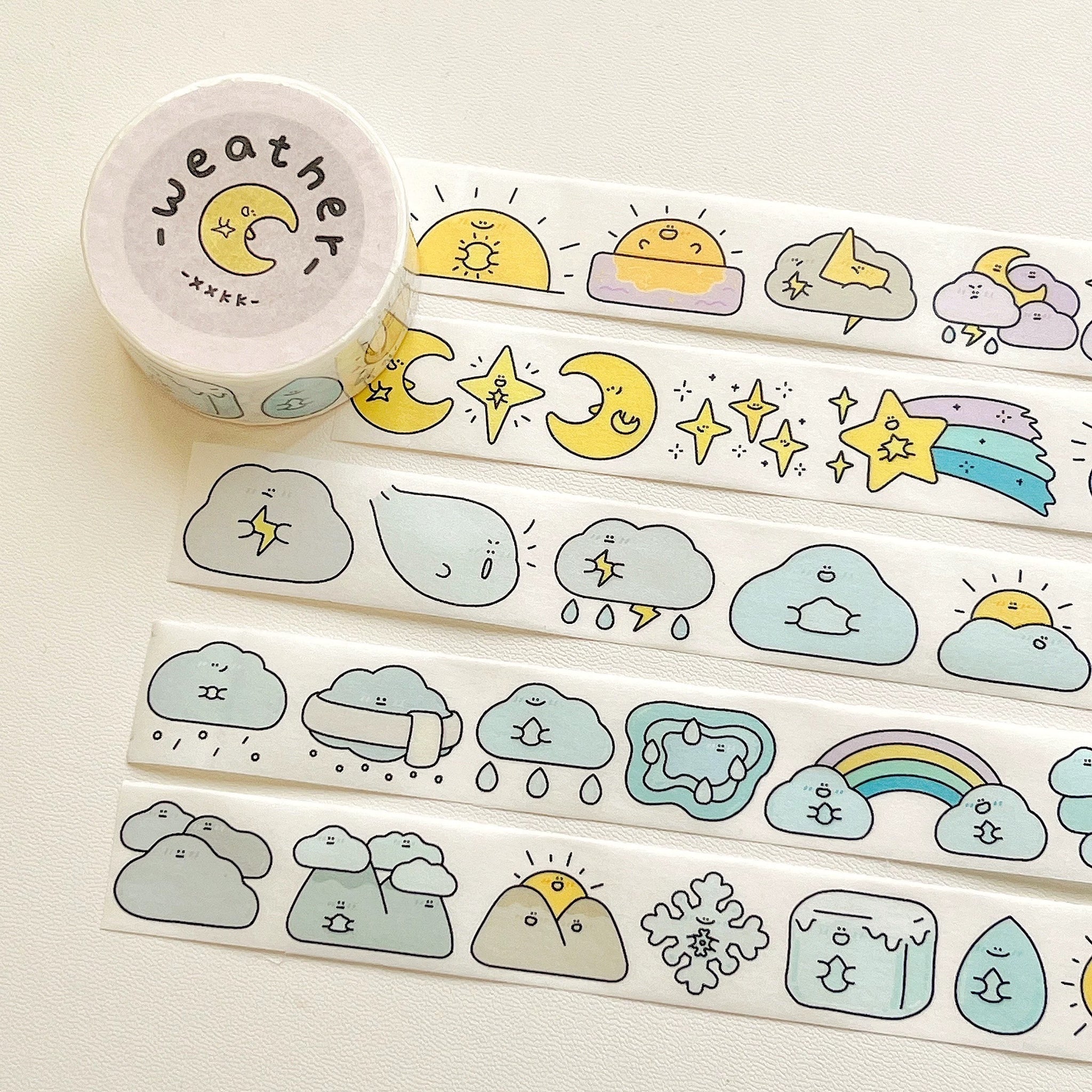 XXKK Studio Washi Tape: Weather