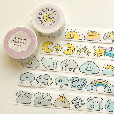 XXKK Studio Washi Tape: Weather