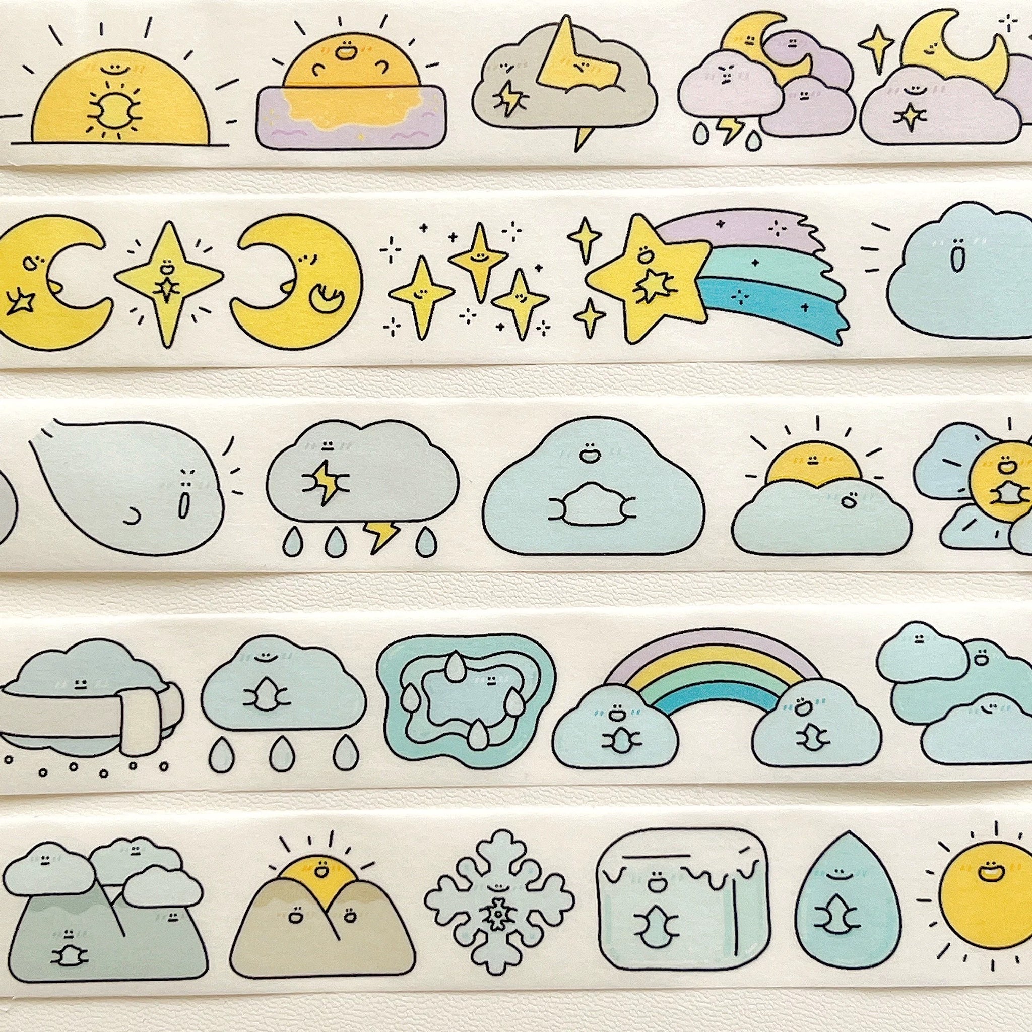 XXKK Studio Washi Tape: Weather