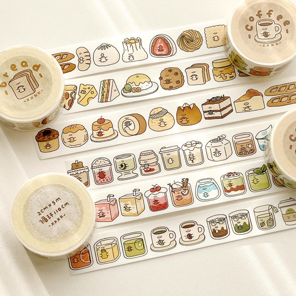XXKK Studio Washi Tape: Food and Drinks 1