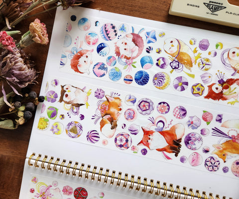 YStudio Washi Tape: Wafu Animals