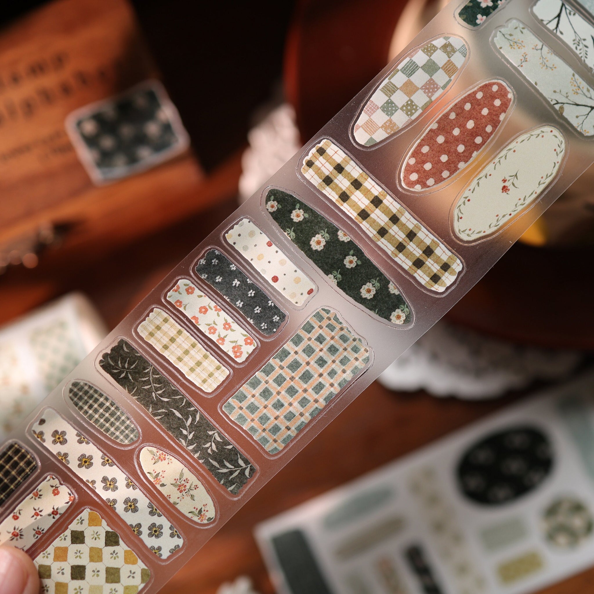 Yier Sticker Tape: Floral Patchwork