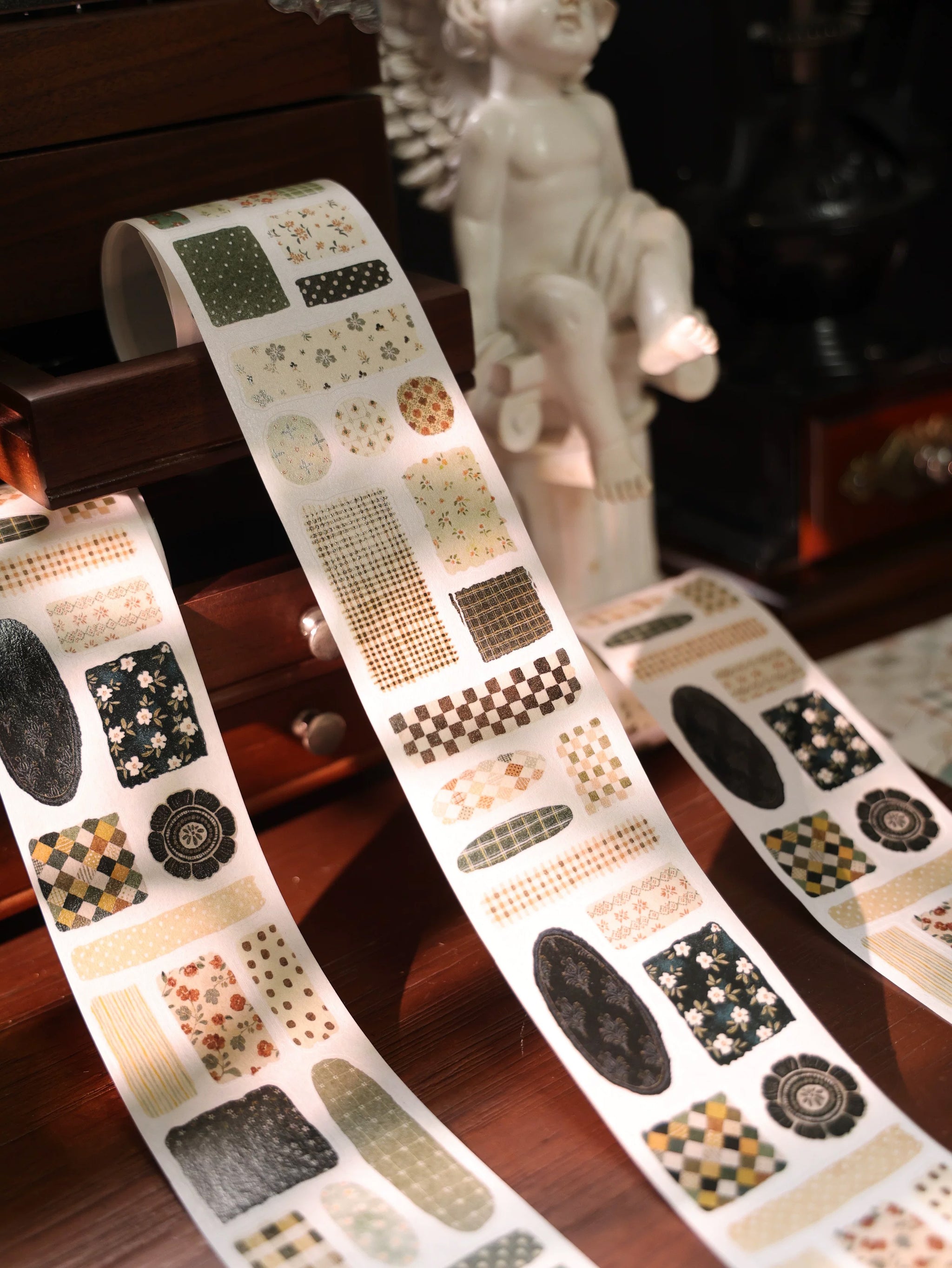 Yier Sticker Tape: Floral Patchwork