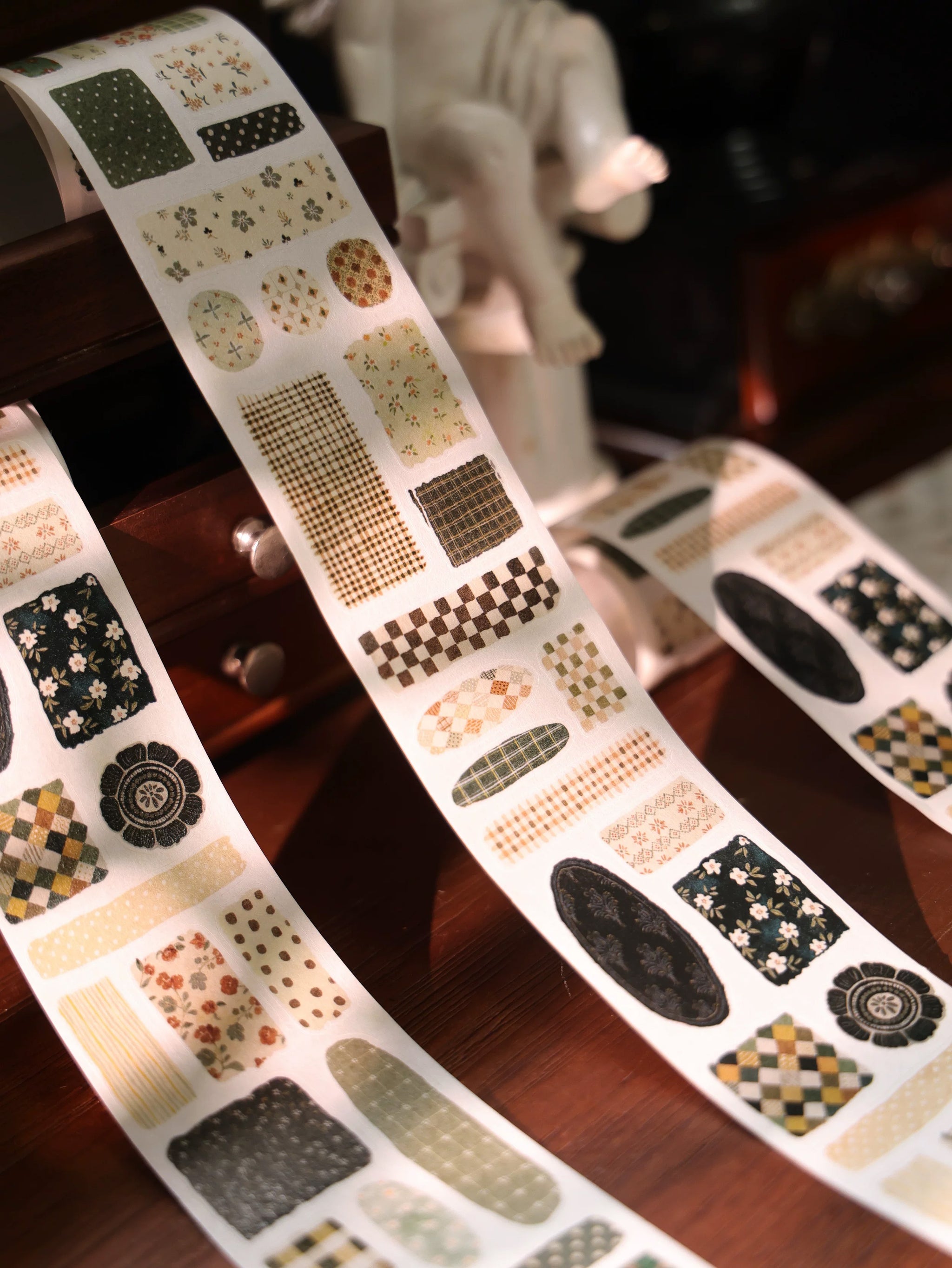 Yier Sticker Tape: Floral Patchwork