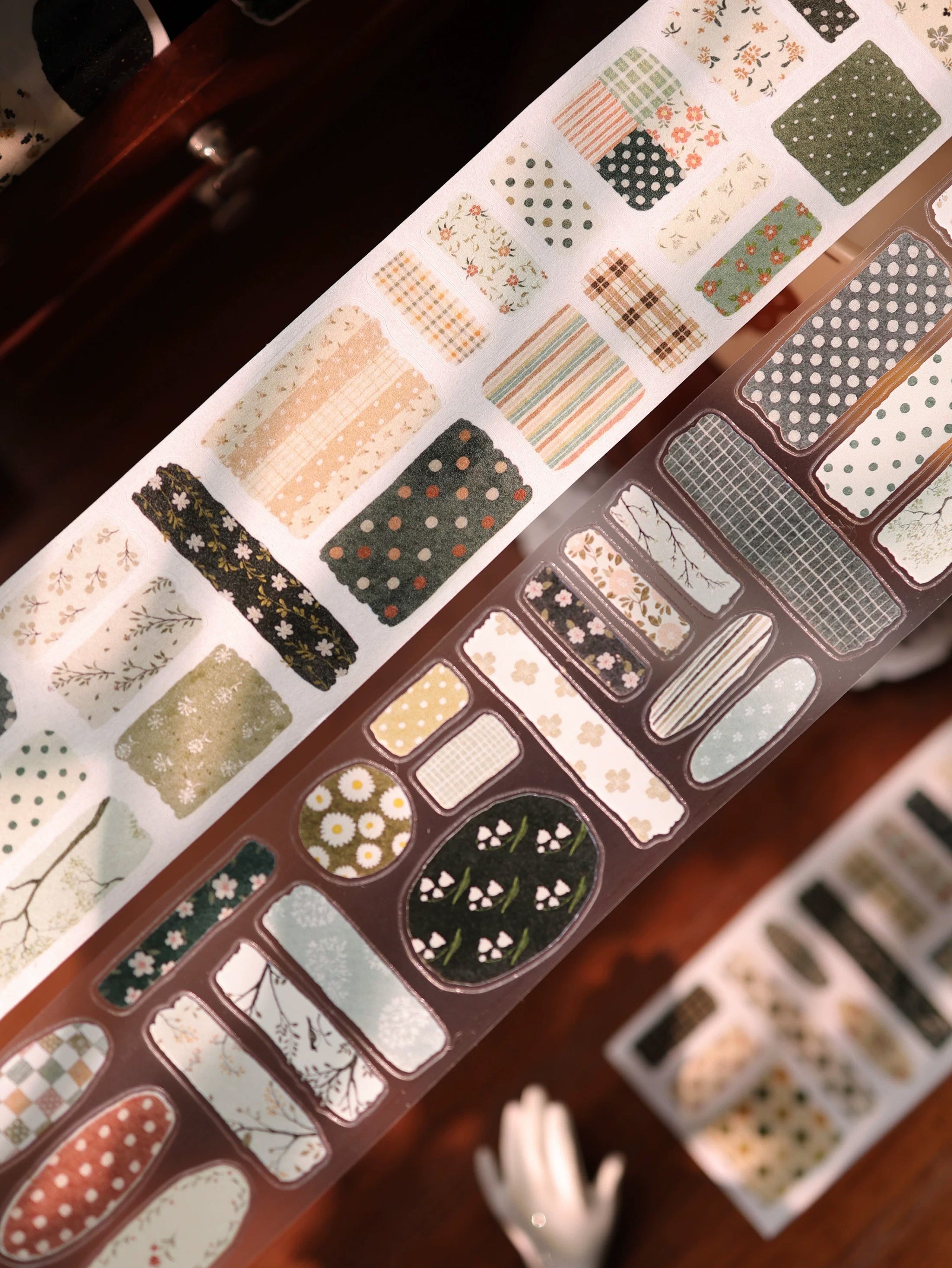 Yier Sticker Tape: Floral Patchwork