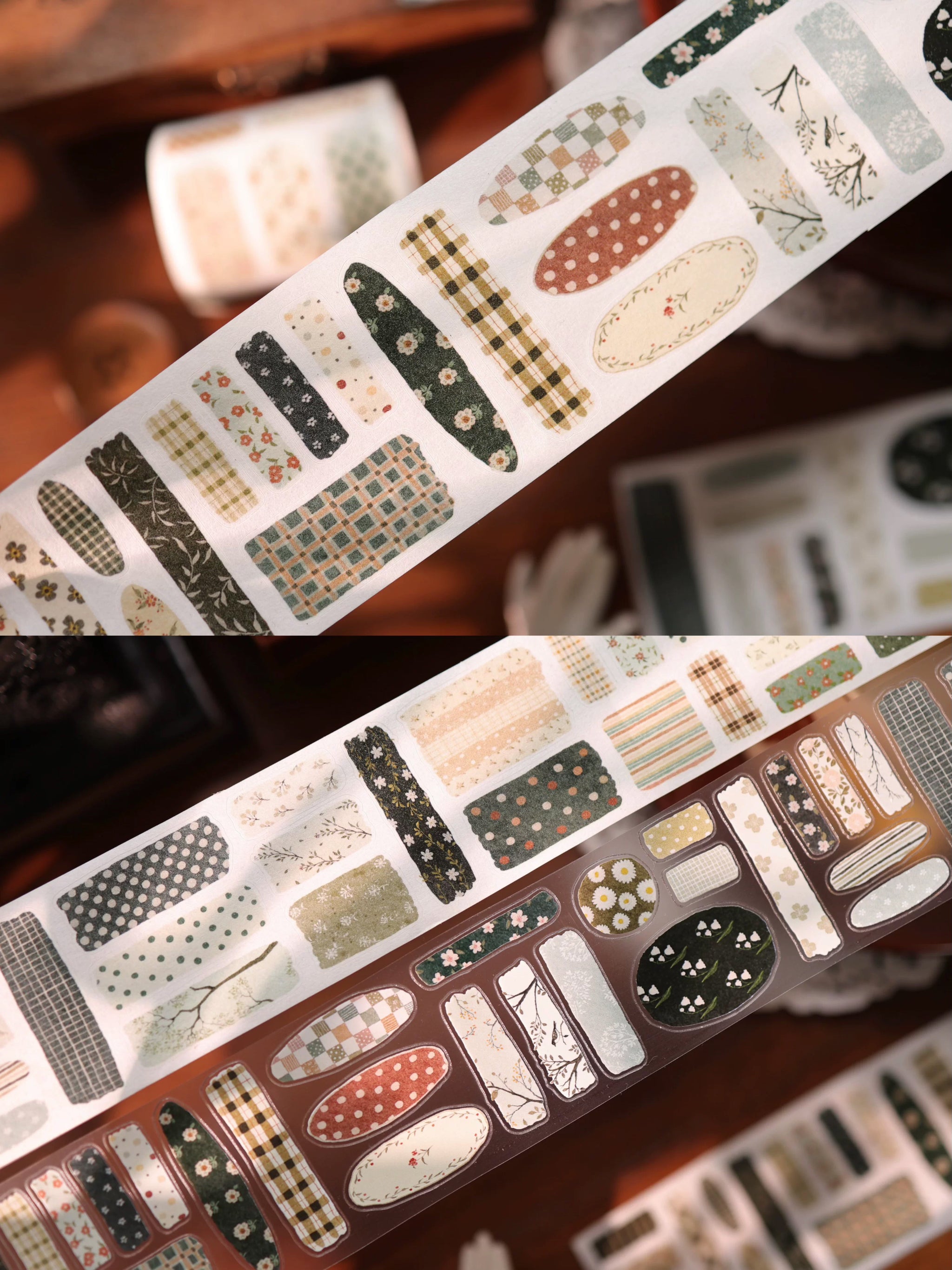 Yier Sticker Tape: Floral Patchwork