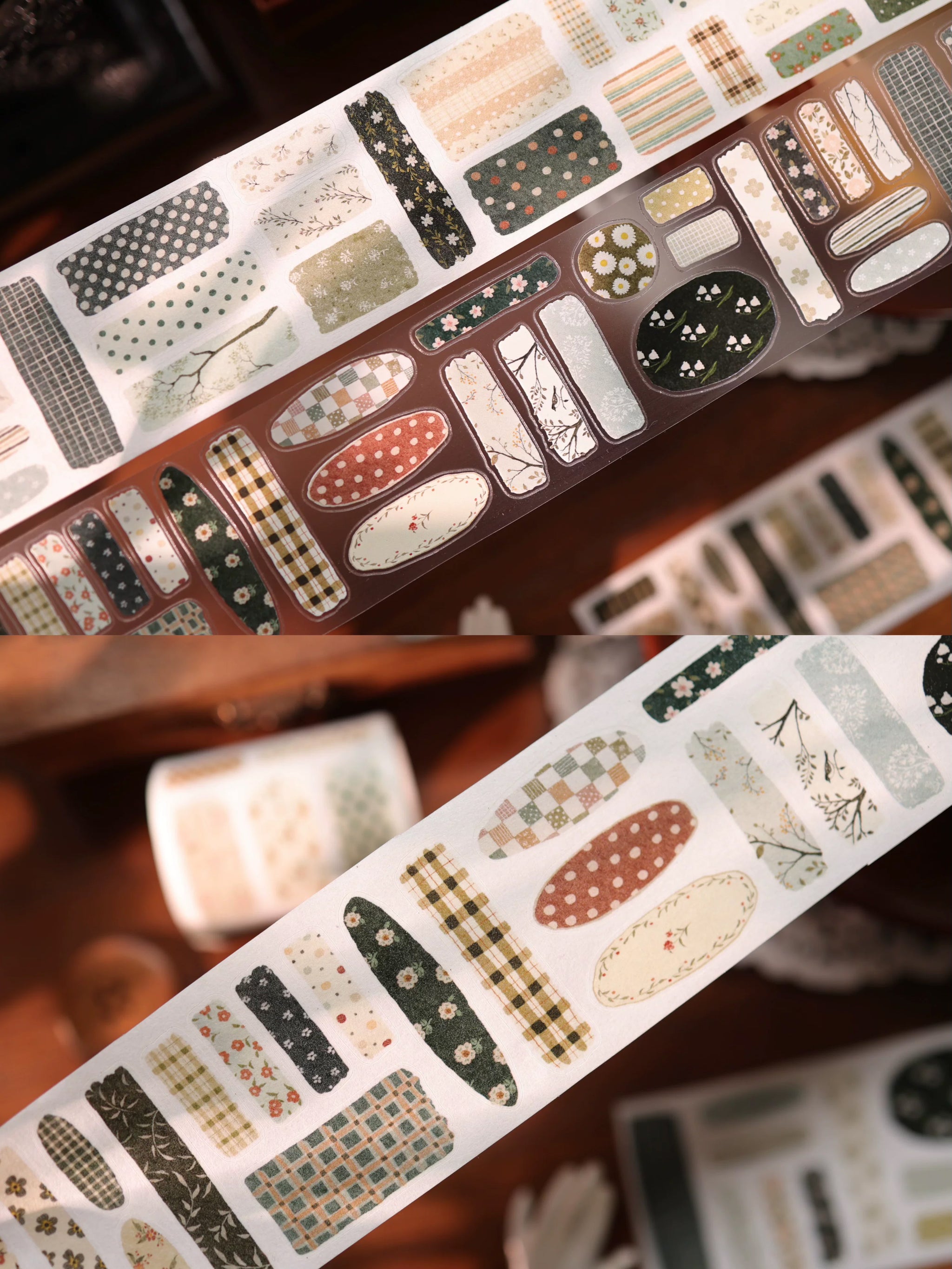 Yier Sticker Tape: Floral Patchwork