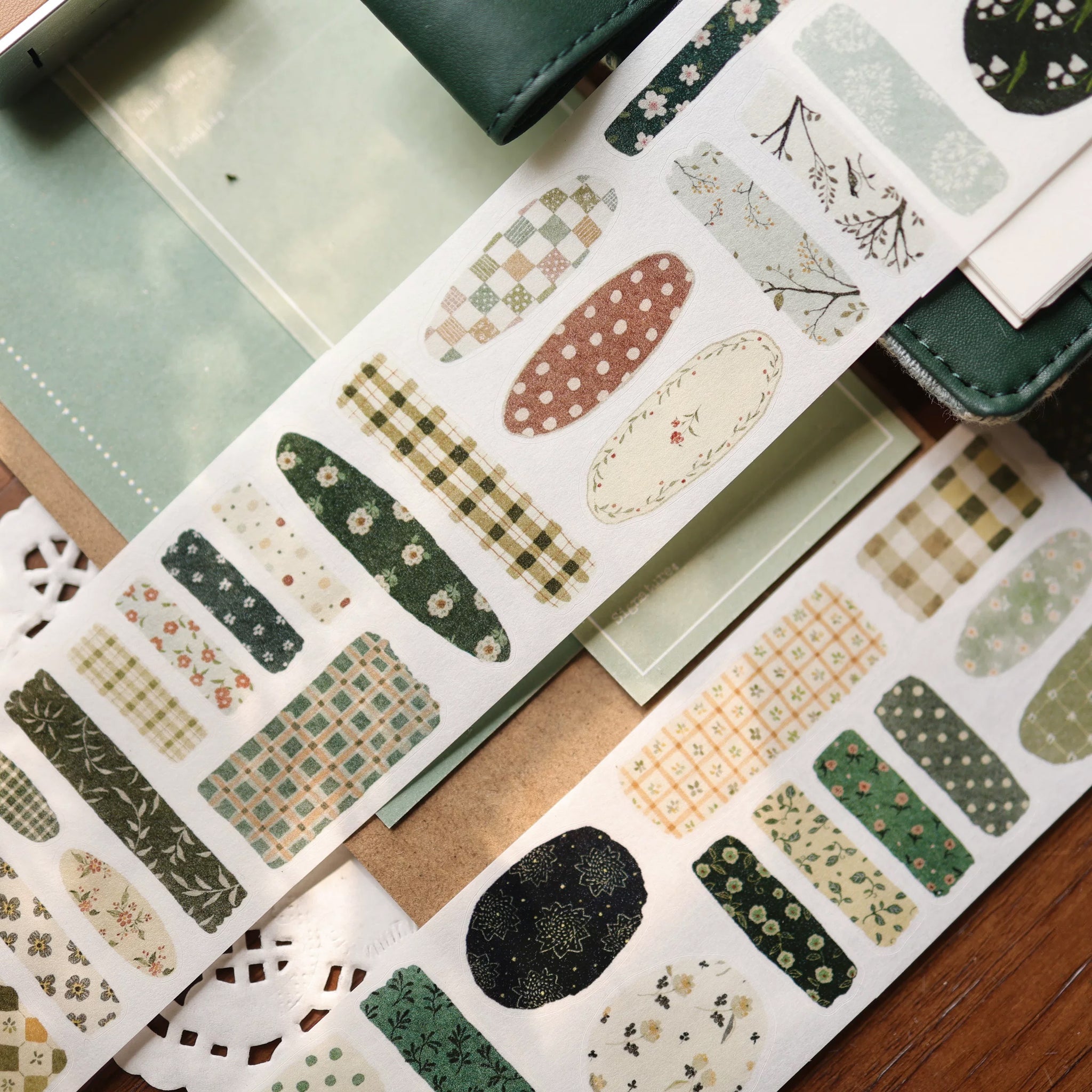 Yier Sticker Tape: Floral Patchwork