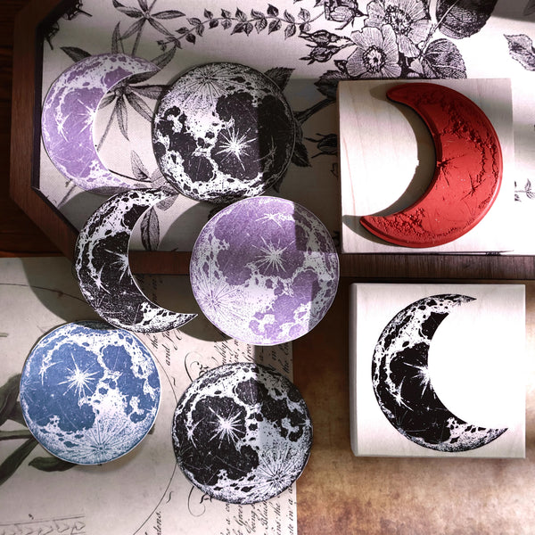 Yier Rubber Stamp: Moon