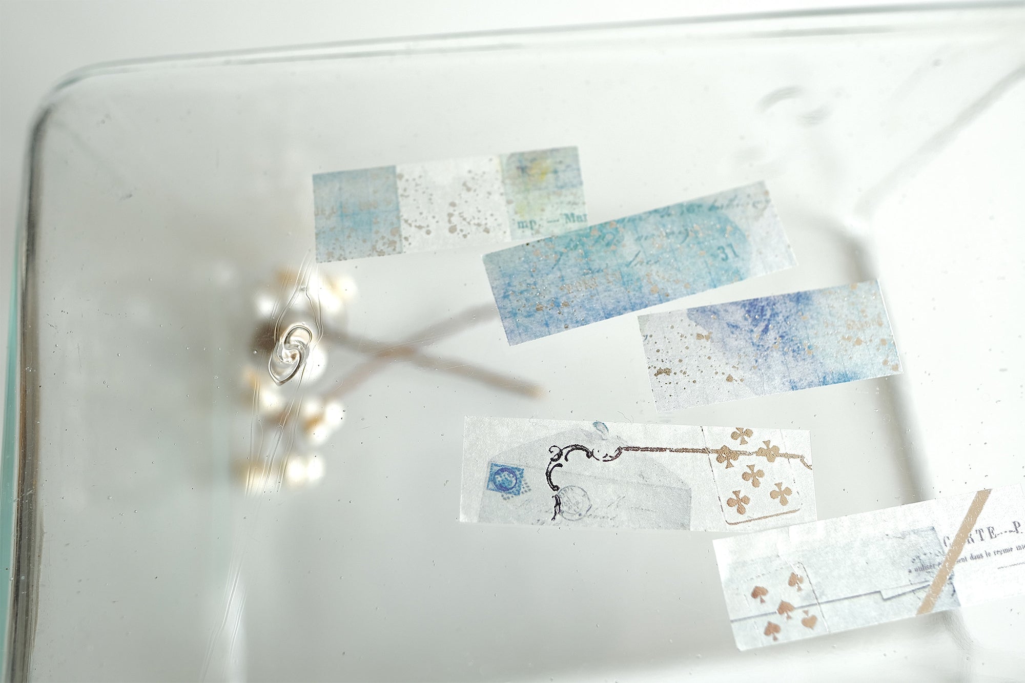 Yohaku Foil Stamped Masking Tapes: YH-001 - YH-005